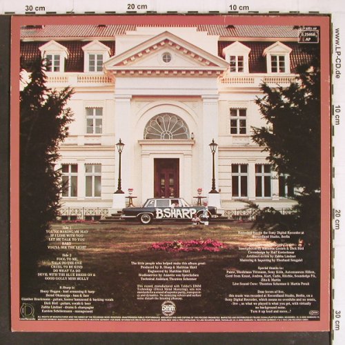 B.Sharp: You're Makin'Me Mad, Line (6.25658 AP), D, 1983 Typ: LP Best.-Nr.: Y8084 Preis: 6,00 Euro