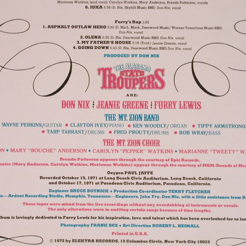 Alabama State Troupers: Road Show, Foc, Elektra (EKS-75022), US, CO, 1972 Typ: 2LP Best.-Nr.: Y8085 Preis: 9,00 Euro
