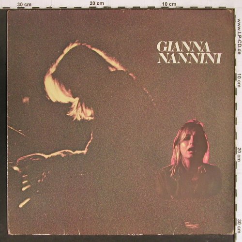 Nannini,Gianna: Same , b/w Foto, Dischi Ricordi (0065.023), D, 1986 Typ: LP Best.-Nr.: Y8180 Preis: 7,50 Euro