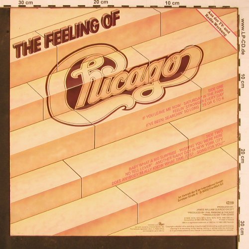 Chicago: The Feeling Of - A Collection, CBS(24019), NL, 1982 - LP - Y819 - 6,00 Euro