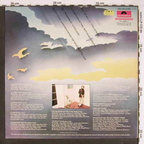 Sedaka,Neil: Laughter In The Rain, Polydor (2383 265), UK, 1974 Typ: LP Best.-Nr.: Y8398 Preis: 5,00 Euro