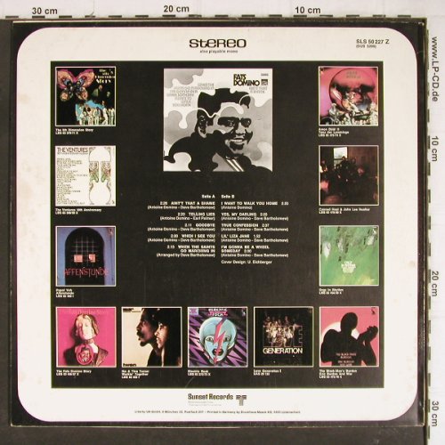 Domino,Fats: Ain't That A Shame, Sunset(SLS 50227 Z), D,  - LP - Y8477 - 7,50 Euro