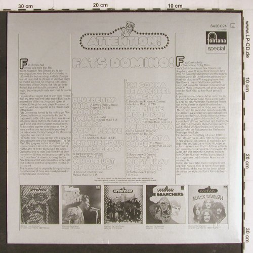 Domino,Fats: Attention!,(Live) m-/vg+, Fontana(6430 024), D,  - LP - Y8483 - 6,00 Euro