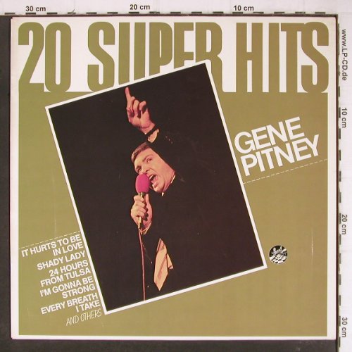 Pitney,Gene: 20 Super Hits, Strand (6.24587 AP), D, 1981 Typ: LP Best.-Nr.: Y8522 Preis: 6,00 Euro