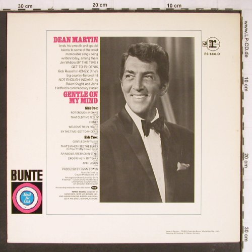Martin,Dean: Gentle On My Mind, Reprise/Bunte Ed.(RS 6330-D), D,  - LP - Y8559 - 7,50 Euro