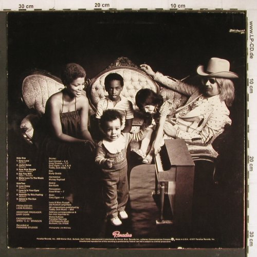 Russell,Leon & Mary: Make Love To The Music, Paradise (PAK 0798), US, co, 1977 Typ: LP Best.-Nr.: Y8594 Preis: 7,50 Euro