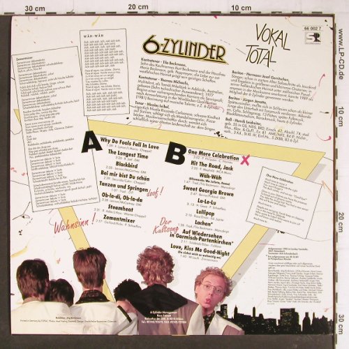 6-Zylinder: Vokal Total, SR (66 002 7), D, 1990 Typ: LP Best.-Nr.: Y8604 Preis: 4,00 Euro