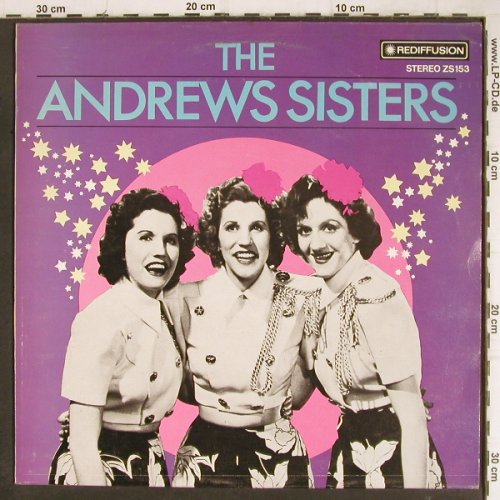 Andrews Sisters: Same, Rediffusion (ZS 153), UK, 1973 Typ: LP Best.-Nr.: Y8625 Preis: 7,50 Euro