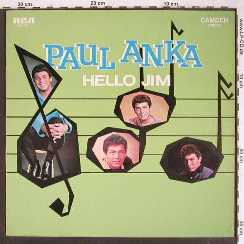 Anka,Paul: Hello Jim, RCA International (CDS 6018), D Typ: LP Best.-Nr.: Y8631 Preis: 5,00 Euro