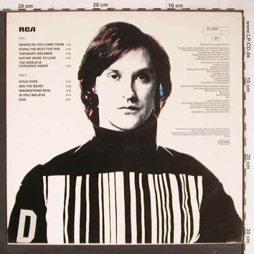 Davies,Dave: Same, RCA(PL 13603), D, 1980 - LP - Y8658 - 5,00 Euro