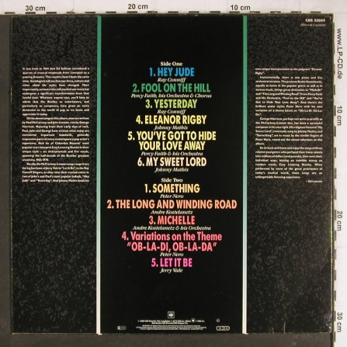 V.A.Easy Listening Beatles: Ray Conniff... Jerry Vale, CBS (CBS 32 664), UK, 1985 Typ: LP Best.-Nr.: Y8689 Preis: 7,50 Euro