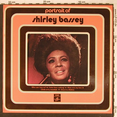 Bassey,Shirley: Portrait of, Columbia (5C 056.04003), NL Typ: LP Best.-Nr.: Y8724 Preis: 5,00 Euro