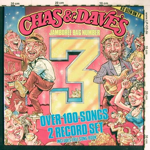Chas & Dave: Jamboree Bag No.3, incl. Song Book, Rockney(ROC 914), UK, Foc, 1985 - 2LP - Y8760 - 7,50 Euro