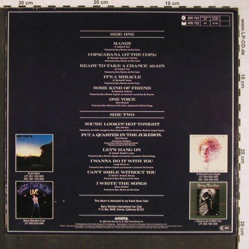 Manilow,Barry: Manilow Magic, Arista(205 712-320), D, 1983 - LP - Y878 - 6,00 Euro