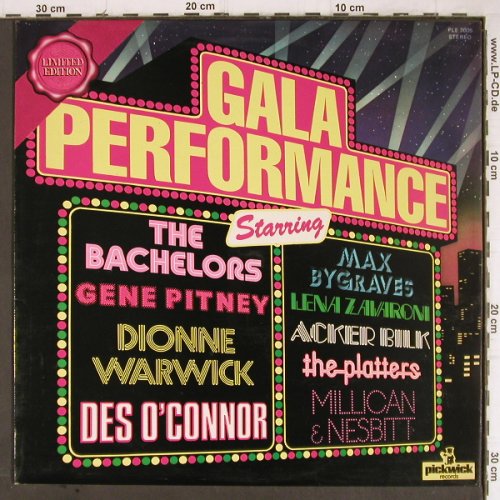 V.A.Gala Performance: Gene Pitney... Dionne Warwick, Pickwick (PLE 7005), UK,20 Tr. Typ: LP Best.-Nr.: Y8818 Preis: 5,00 Euro