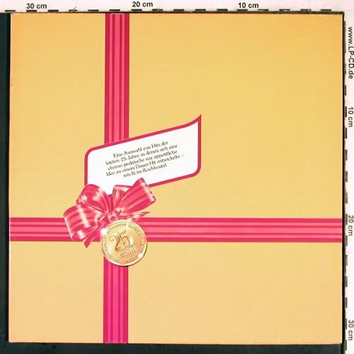 V.A.25 Jahre Reis-Fit..Eine Auswahl: Del Shannon... Bino, Foc, Reis-Fit / Teldec (66.23396), D, 1984 Typ: LP Best.-Nr.: Y8838 Preis: 6,00 Euro