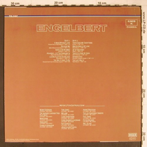 Engelbert: Same, Profile Serie, Decca/Teldec(6.24019 AL), D,  - LP - Y8899 - 5,00 Euro