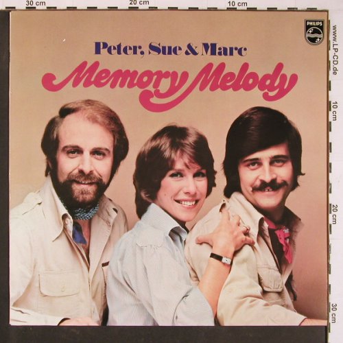 Peter,Sue & Marc: Memory Melody, Philips (6305 378), D, 1978 Typ: LP Best.-Nr.: Y891 Preis: 6,00 Euro