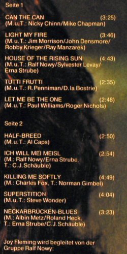 Fleming,Joy: Live, Foc, Intercord(26 020-8 U), D, 1974 - LP - Y9031 - 6,00 Euro