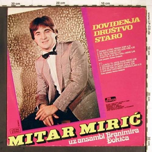 Miric,Mitar: Dobro Jutro Rekoh Zori, Foc, Diskos (LPD-944), YU,m-/vg+ Typ: LP Best.-Nr.: Y9298 Preis: 5,00 Euro