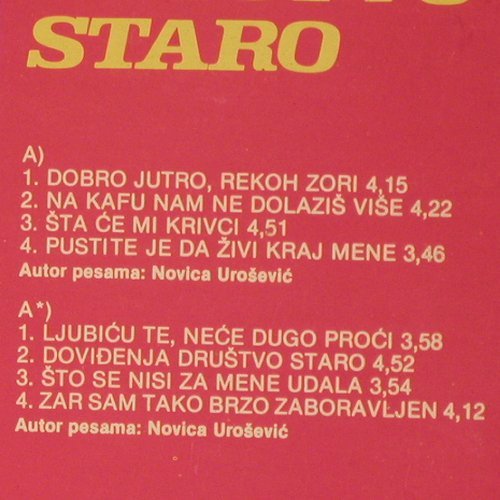 Miric,Mitar: Dobro Jutro Rekoh Zori, Foc, Diskos (LPD-944), YU,m-/vg+ Typ: LP Best.-Nr.: Y9298 Preis: 5,00 Euro