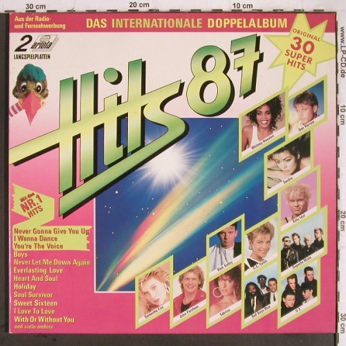 V.A.Hits'87: Das Internationale Doppelalbum, Foc, Ariola (303 156), D, 1987 Typ: 2LP Best.-Nr.: Y9300 Preis: 5,00 Euro