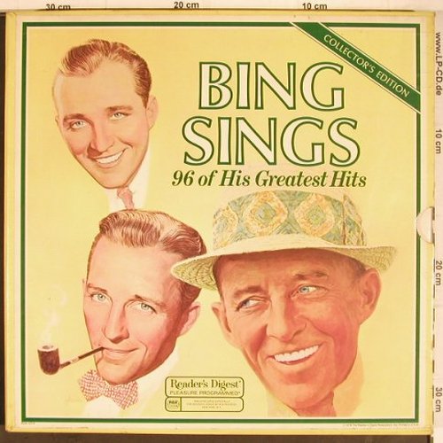 Crosby,Bing: sings 96 of his Greatest Hits, Box, Reader's Digest(RD4-127 1-8), US,Schuber, 1978 - 8LP - Y9342 - 17,50 Euro