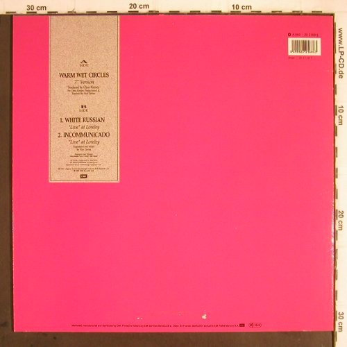 Marillion: Warm Wet Circles, Remix +2, EMI(20 2166 6), D, 1987 - 12inch - Y9596 - 4,00 Euro
