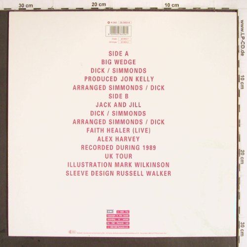 Fish: Big Wedge/Jack and Jill,FaithHealer, EMI (20 3655 6), EEC, 1989 Typ: 12" Best.-Nr.: Y9597 Preis: 5,00 Euro