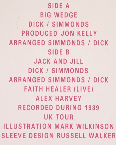 Fish: Big Wedge/Jack and Jill,FaithHealer, EMI (20 3655 6), EEC, 1989 Typ: 12" Best.-Nr.: Y9597 Preis: 5,00 Euro