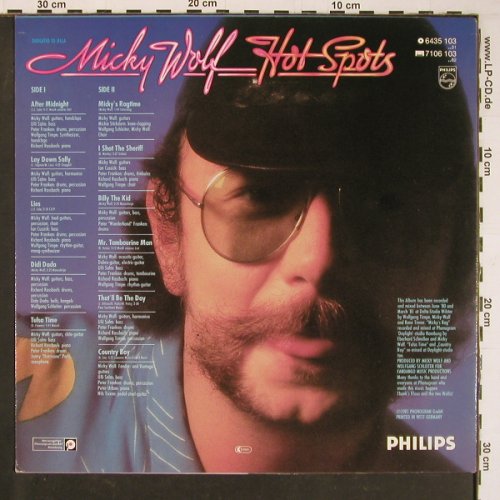 Wolf,Micky: Hot Spots, Philips(6435 103), D, 1981 - LP - Y961 - 7,50 Euro