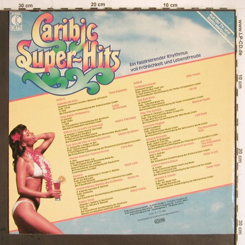 V.A.Caribic Super Hits: Tony Esposito... Peter Tosh, 16 Tr., K-tel (TG 1543), D, 1985 Typ: LP Best.-Nr.: Y9620 Preis: 5,00 Euro