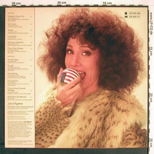 Migenes,Julia: So In Love, Ariola(200 839-366), D, 1979 - LP - Y9746 - 6,00 Euro