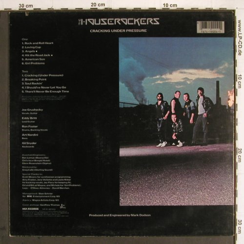 Houserockers: Cracking Under Pressure, MCA (MCA39004), US, co, 1983 Typ: LP Best.-Nr.: Y9781 Preis: 2,00 Euro