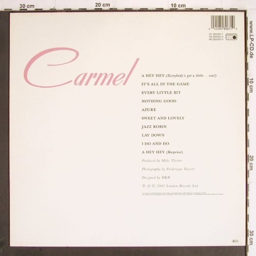 Carmel: Everybody's Got A Little...Soul, London(828 067-1), D, 1987 - LP - Y9862 - 6,00 Euro