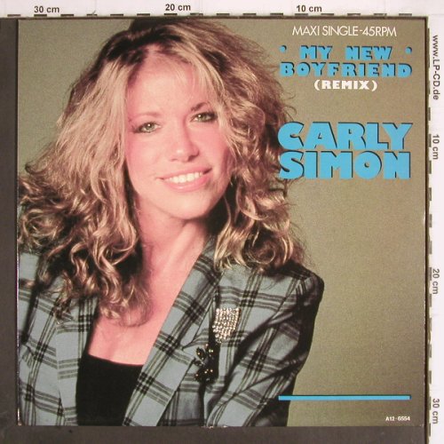 Simon,Carly: My New Boyfriend(re+dub), Epic(A 126654), NL, 1985 - 12inch - Y9878 - 3,00 Euro