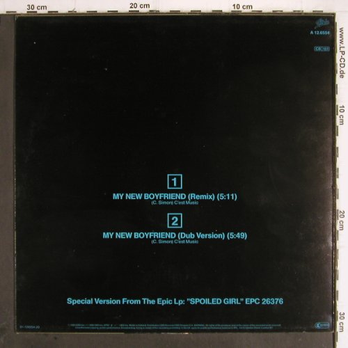 Simon,Carly: My New Boyfriend(re+dub), Epic(A 126654), NL, 1985 - 12inch - Y9878 - 3,00 Euro