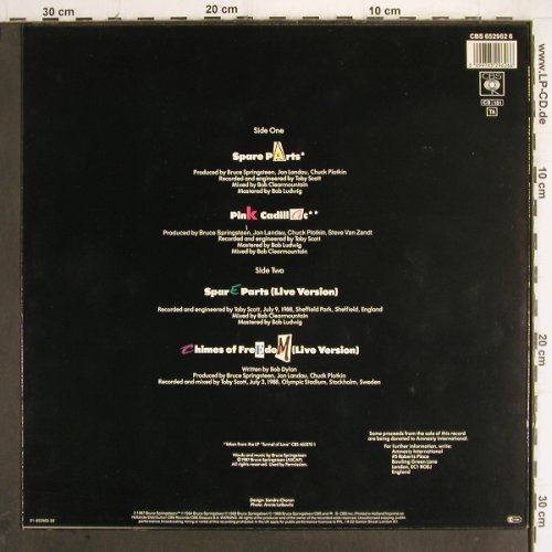 Springsteen,Bruce: Spare Parts*2+2, CBS (952962 6), NL, 1988 Typ: 12" Best.-Nr.: Y9890 Preis: 5,00 Euro