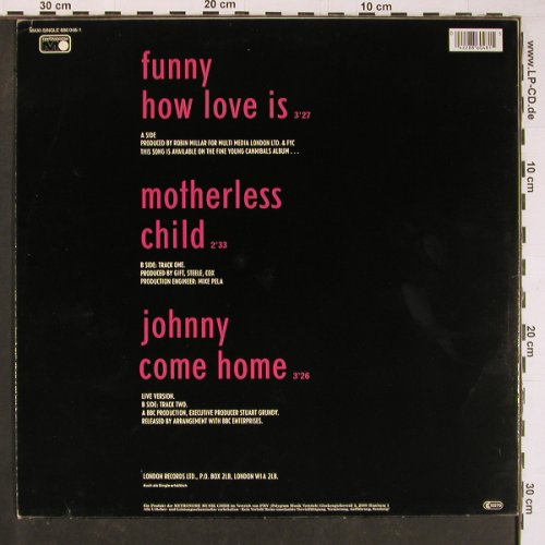 Fine Young Cannibals: Funny How Love Is +2, Metronome (886 048-1), D, 1986 Typ: 12" Best.-Nr.: Y990 Preis: 3,00 Euro