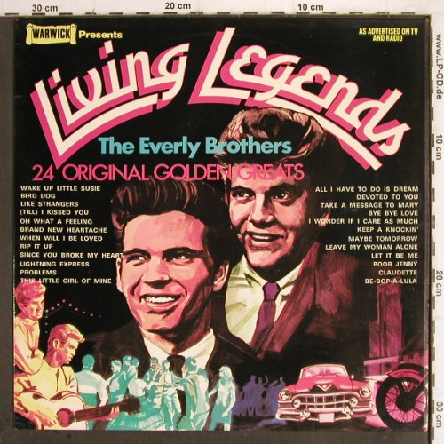 Everly Brothers: Living Legends, Warwick(WW 5027), UK, 1972 - LP - Y9931 - 6,00 Euro