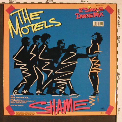 Motels: Shame *2 dance mix/Shame, Facts, Capitol(K060-20 0745 6), EEC, 1985 - 12inch - C8298 - 3,00 Euro