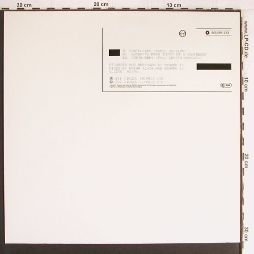 Heaven 17: Contenders*2+1, Virgin(608 599-213), D, 1986 - 12inch - E6392 - 1,00 Euro