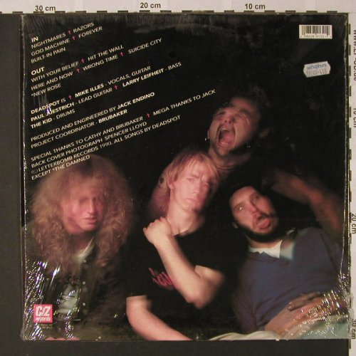 Deadspot: Built-In Pain, C/Z Records(032), US, 1990 - LP - E9217 - 10,00 Euro