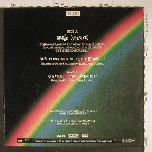 Alien Sex Fiend: Magic/Comatose(Mix)+1, Anagram(050-45265), D, 1992 - 12inch - F8770 - 5,00 Euro