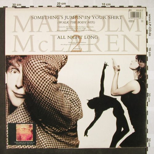 Mc Laren,M. & Bootzilla Orch.: Something's Jumpin' in your Shirt+1, Epic(655 129 6), NL, 1989 - 12inch - H4241 - 4,00 Euro