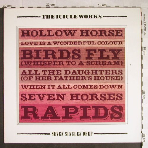 Icicle Works: Seven Singles Deep,Foc, Virgin/BBQ(207 662-270), D, 1986 - LP - H551 - 6,00 Euro