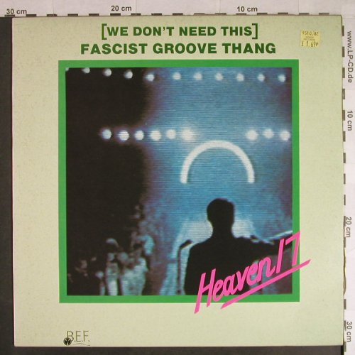 Heaven 17: [we don't need this]Fascist GrooveT, B.E.F. Virgin(VS 400-12), UK, 1981 - 12inch - H751 - 5,00 Euro