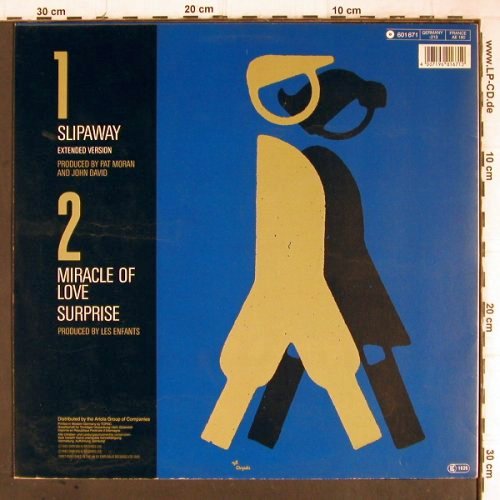Les Enfants: Slipaway +2, Chrysalis (601 671), D, 1985 Typ: 12" Best.-Nr.: H8027 Preis: 1,00 Euro