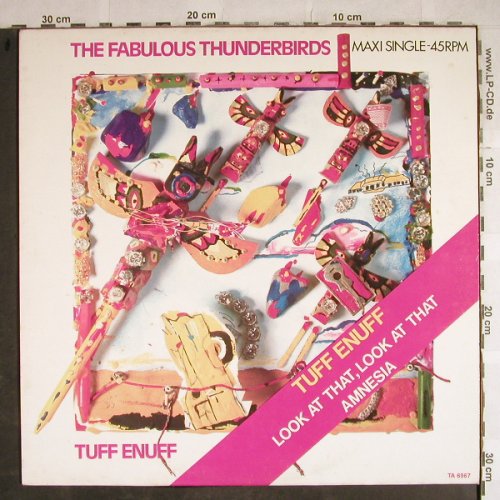 Fabulous Thunderbirds: Tuff Enough +2, Epic(TA 6967), NL, 1986 - 12inch - H8692 - 3,00 Euro
