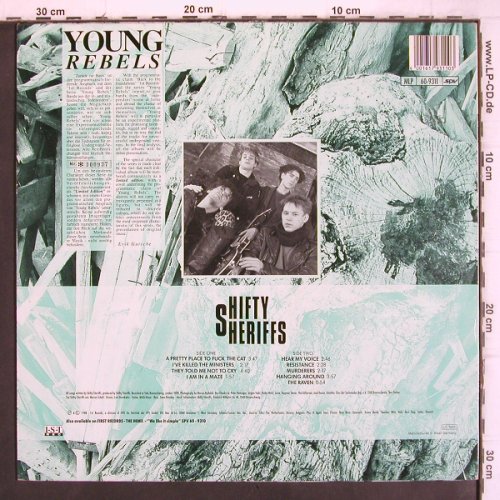 Shifty Sheriffs: Young Rebels Vol.2, 1ST Records(SPV 60-9311), D, 1988 - LP - V1209 - 6,00 Euro